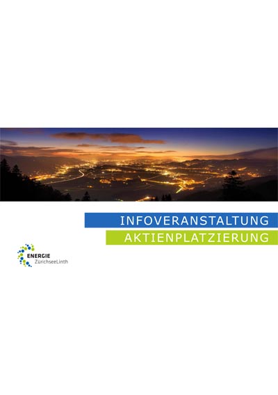 Infoveranstaltung Aktienplatzierung